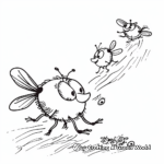 Life of a Fly: Fly Lifecycle Coloring Pages 1