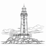 Lightful Lighthouse of Hope Coloring Pages 1