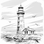 Lightful Lighthouse of Hope Coloring Pages 4