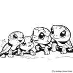 Littlest Pet Shop Turtles Coloring Fun 2