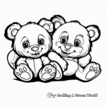 Lovely Build a Bear Friendship Coloring Pages 4