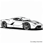 Luxurious Ferrari F60 America Coloring Pages 1