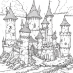 Magic Castles & Fortresses: DND Coloring Pages 3