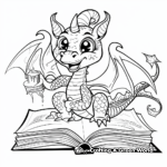 Magical Creatures: Dragon Coloring Pages 3