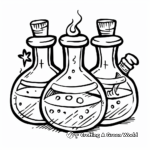 Magical Potions Coloring Pages for Kids 4