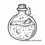 Magical Slime Potion Coloring Pages 2