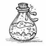Magical Slime Potion Coloring Pages 3