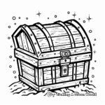 Magical Treasure Chest Coloring Pages 3