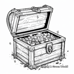 Magical Treasure Chest Coloring Pages 4
