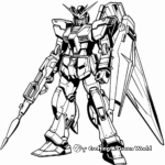 Majestic Mobile Suit Gundam Coloring Pages 2