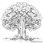 Majestic Tree Coloring Pages for Artists 3