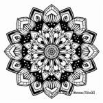 Mandala Coloring Pages with Unusual Shapes 2
