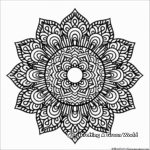 Mandala Coloring Pages with Unusual Shapes 3