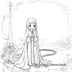 Marian Apparitions and Rosary Coloring Pages 3