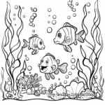 Marine Life Tracing Coloring Pages 2