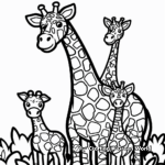 Marker Coloring Pages with Animals 4
