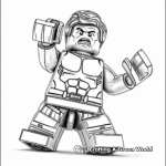 Marvel’s Lego Hulk Coloring Pages 3