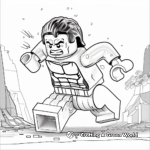 Marvel’s Lego Hulk Coloring Pages 4