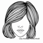 Marvellous Multi-Colored Hair Coloring Pages 4