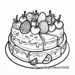 Masterpiece Cakes Coloring Pages 2