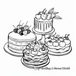Masterpiece Cakes Coloring Pages 3