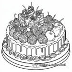 Masterpiece Cakes Coloring Pages 4