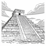 Mayan Temple Coloring Pages 2