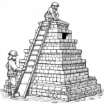 Mayan Temple Coloring Pages 4