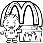McDonald's Happy Meal Toy Coloring Pages 4