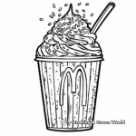 McFlurry Dessert Coloring Pages from McDonald's 2