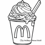 McFlurry Dessert Coloring Pages from McDonald's 4