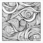 Meditative Abstract Patterns: Mindfulness Coloring Pages 2