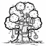 Mega Extended Family Tree Coloring Pages 2