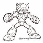 Mega Man Star Force Coloring Pages 2