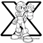 Mega Man X Coloring Pages 4