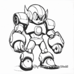 Mega Man ZX Advent Coloring Pages 1