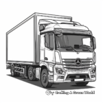 Mercedes-Benz Coloring Pages: Trucks and Commercial Vehicles 1