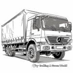 Mercedes-Benz Coloring Pages: Trucks and Commercial Vehicles 2