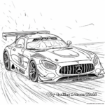 Mercedes Race Car Coloring Pages for Speed Lovers 2