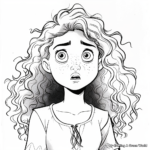 Merida's Transformation Story Coloring Pages 2
