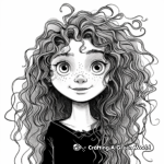 Merida's Transformation Story Coloring Pages 3