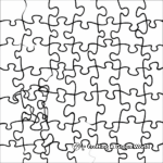 Mesmerizing Jigsaw Puzzle Coloring Pages 3