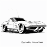 Mid-Engine Corvette Coloring Pages: Modern and Futuristic 2