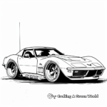 Mid-Engine Corvette Coloring Pages: Modern and Futuristic 3