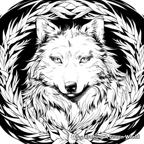Wolf Anime Coloring Pages - Free &amp; Printable!