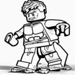 Mighty Lego Hulk Coloring Pages 1