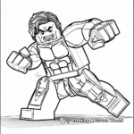 Mighty Lego Hulk Coloring Pages 2