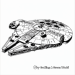 Millennium Falcon Crew Members Coloring Pages 1
