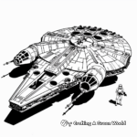 Millennium Falcon Crew Members Coloring Pages 3