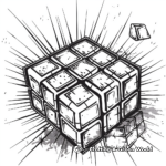 Mind-Bending Rubik's Cube Coloring Pages 2